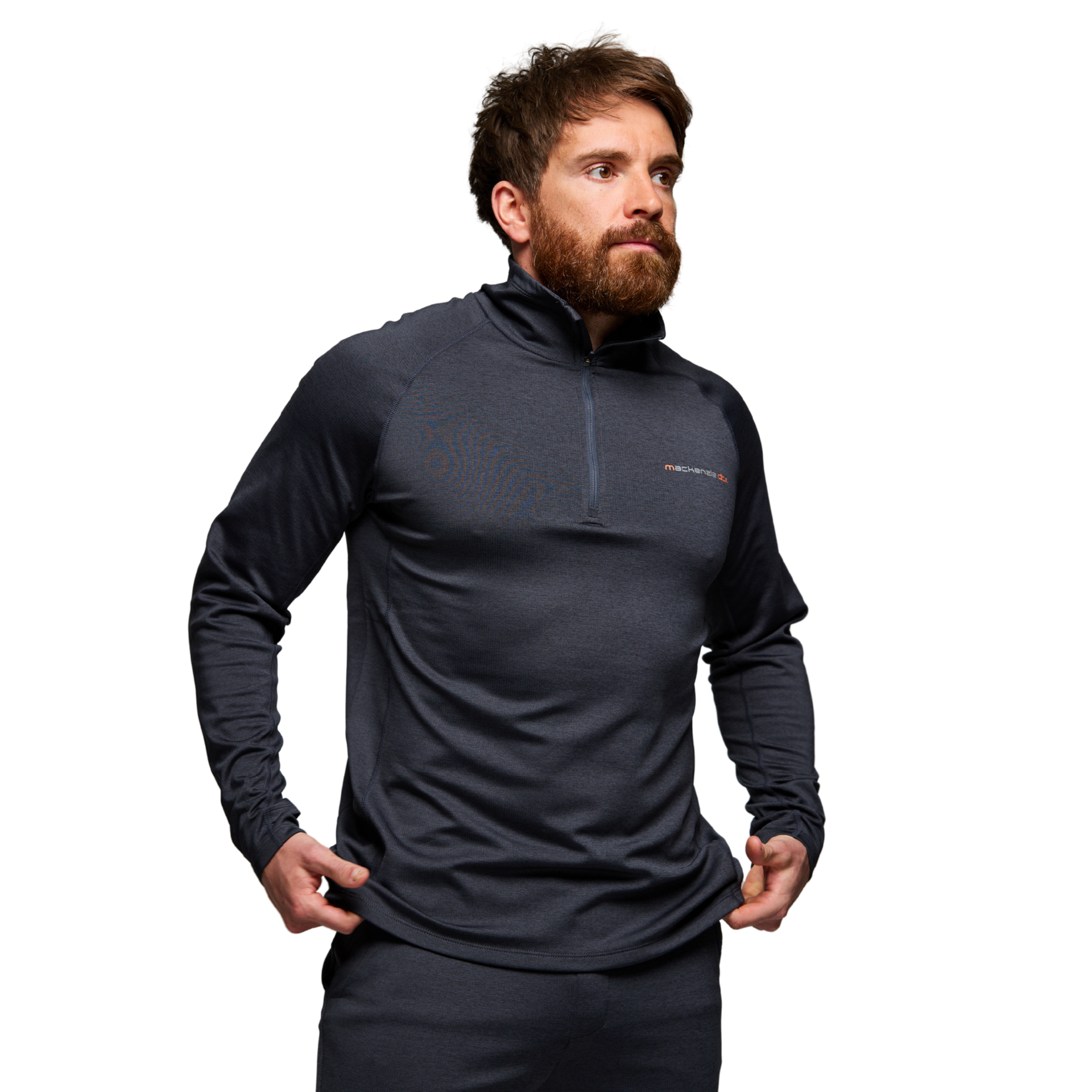 Graphene Atlas Mid Layer 1/2 Zip – mackenzieflyfishing