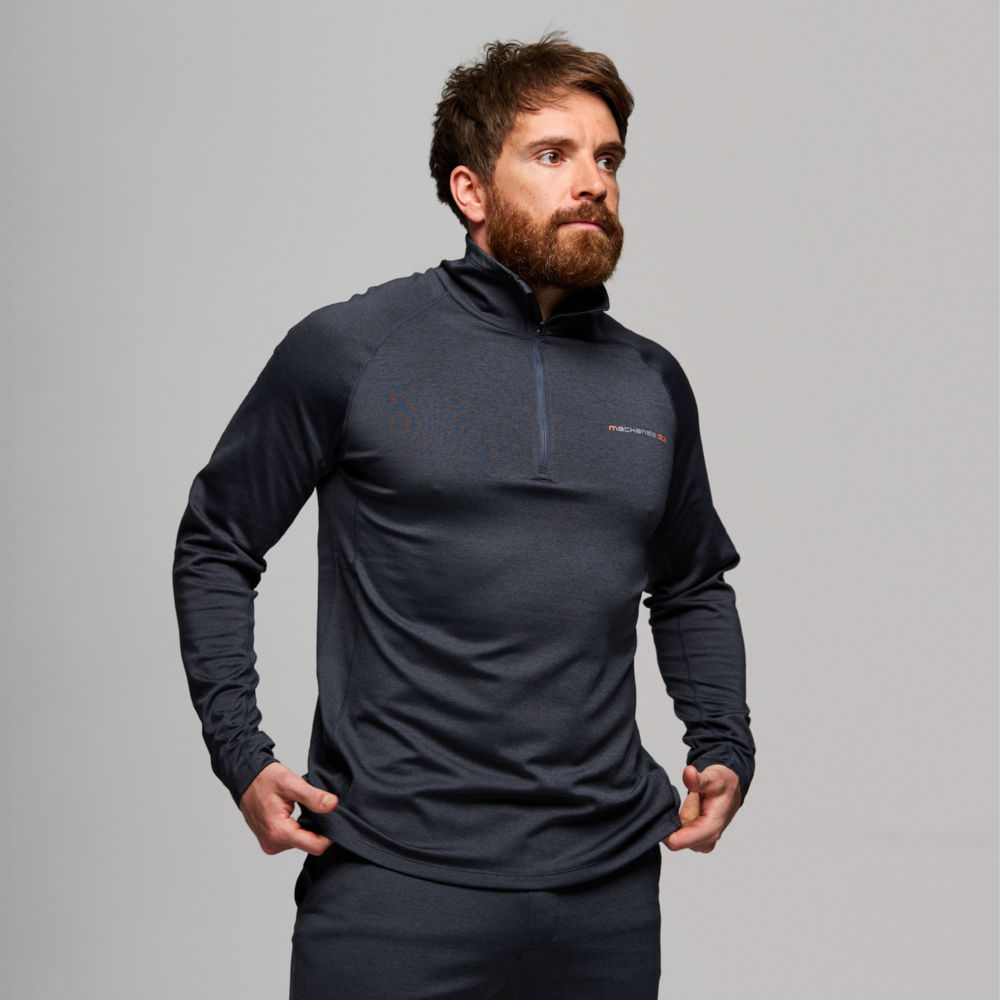Graphene Atlas Mid Layer 1/2 Zip